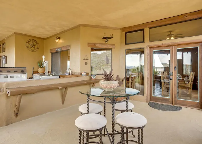 Mtn-view Adobe W/ Large Deck Near Prescott! *