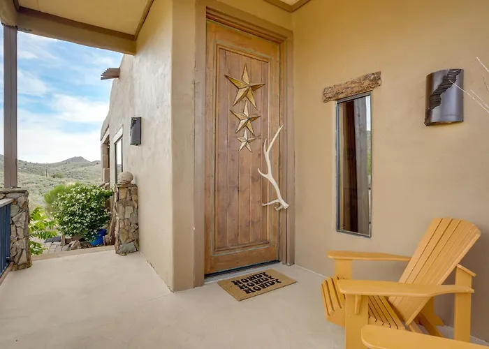 Mtn-view Adobe W/ Large Deck Near Prescott! *