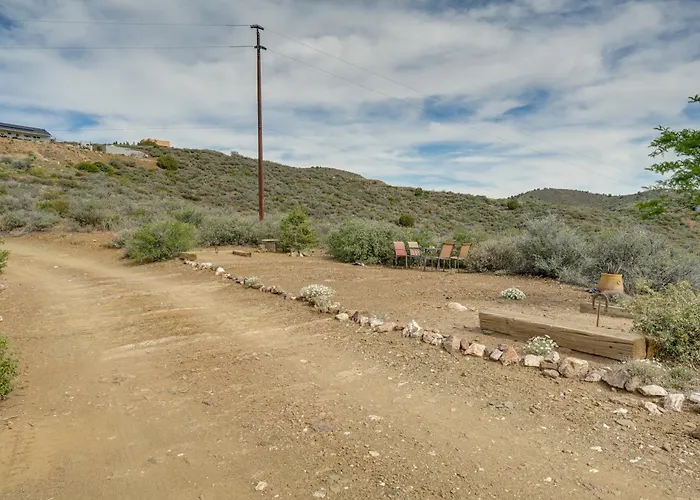 Mtn-view Adobe W/ Large Deck Near Prescott! *